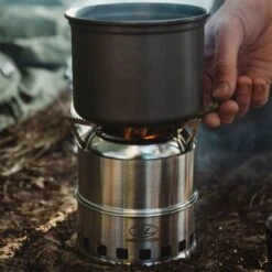 Highlander Cabar Bushcraft Réchaud à Gaz Bois -Magasin De Pêche highlander cabar bushcraft rechaud a gaz bois 3